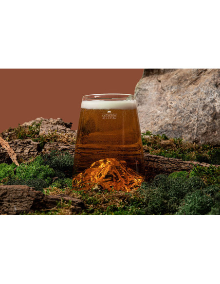 Alaskan Maker Topographic Jungfrau Bicchiere per distillati lungo in cristallo