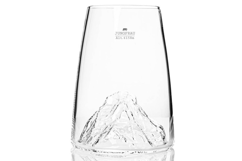 Alaskan Maker Topographic Jungfrau Vaso para degustación de cristal para bebidas espirituosas