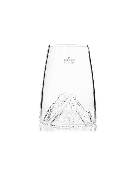Alaskan Maker Topographic Jungfrau lang kristallen Proefglas
