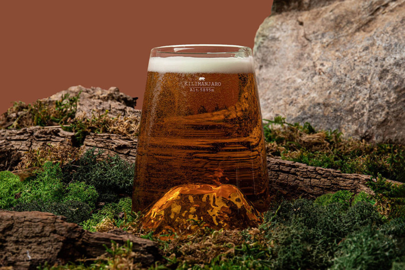 Vaso para degustación de cristal Alaskan Maker Topographic Kilimanjaro