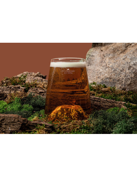 Alaskan Maker Topographic Kilimanjaro langt krystal spiritusglas