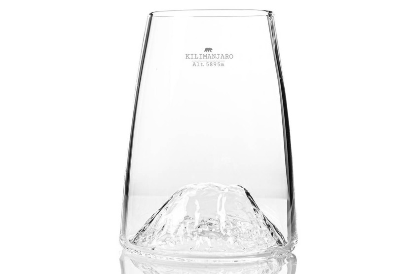 Alaskan Maker Topographic Kilimanjaro - Bicchiere per distillati in cristallo