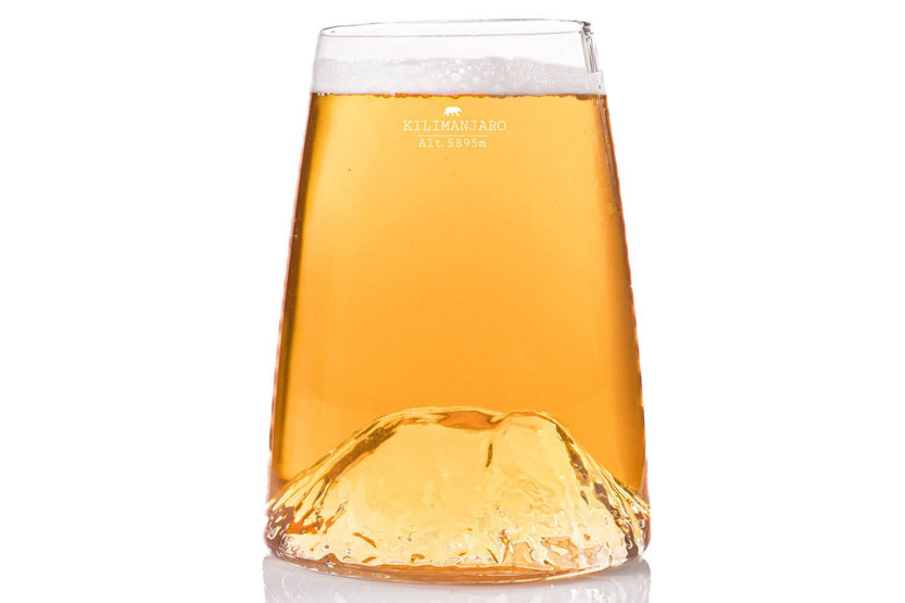 Alaskan Maker Topographic Kilimanjaro - Bicchiere per distillati in cristallo