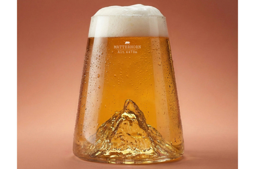 Alaskan Maker Topographic Mont Cervin Vaso para degustación de cristal para bebidas espirituosas