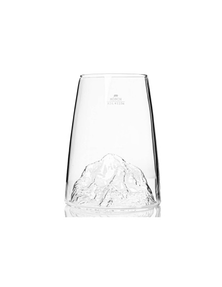 Copo para degustação cristalino para bebidas espirituosas do fabricante do Alasca Topographic Monch