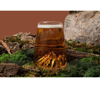 Alaskan Maker Topographic Mont Rosa Vaso para degustación de cristal para bebidas espirituosas 2
