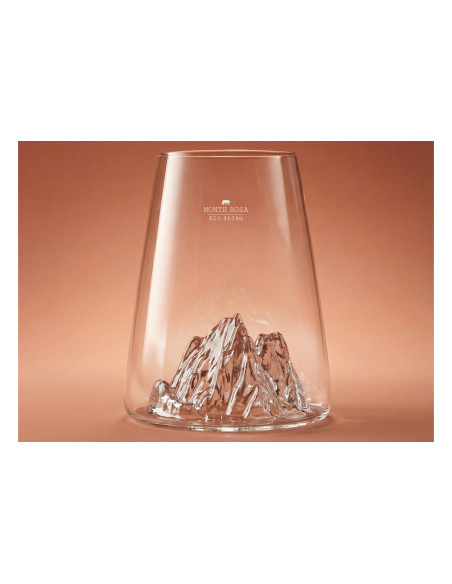 Alaskan Maker Topographic Mont Rosa langt krystall Brennevinsglass