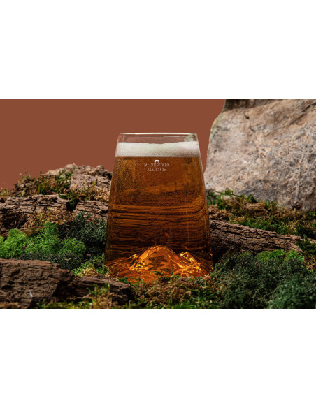 Copa de licor larga de cristal Alaskan Maker Topographic Vesuvius