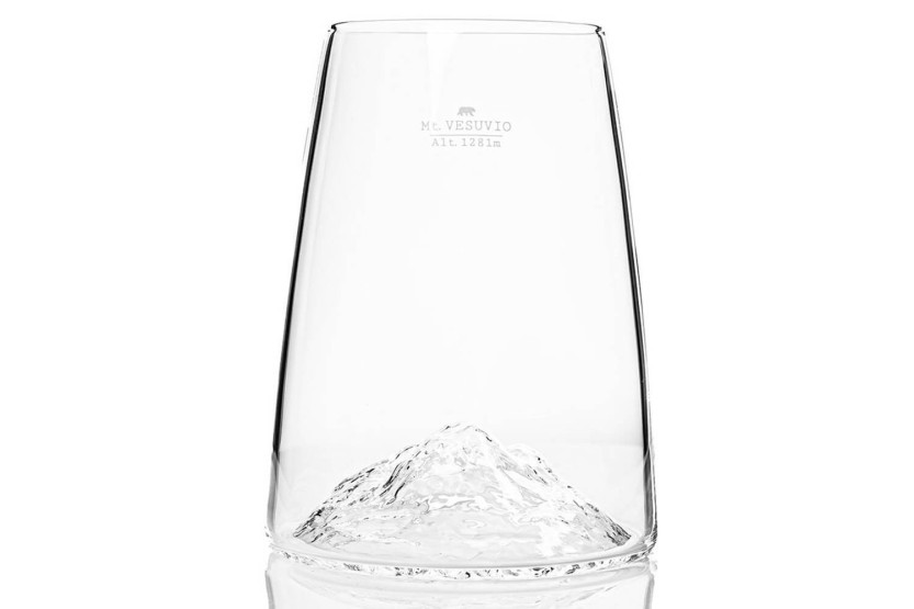 Alaskan Maker Topographic Vesuvius langt krystal Spiritusglas