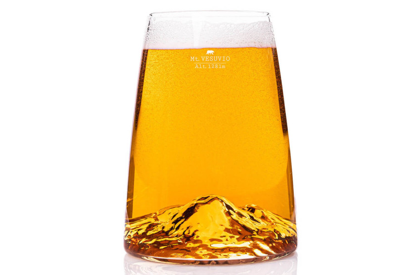 Copo para degustação de cristal para bebidas espirituosas Alaskan Maker Topographic Vesuvius