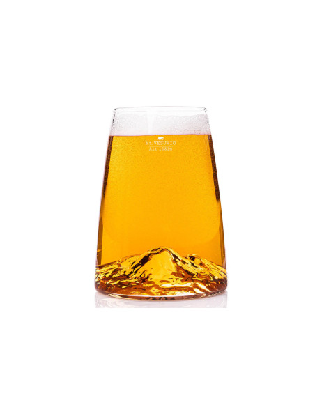 Copo para degustação de cristal para bebidas espirituosas Alaskan Maker Topographic Vesuvius