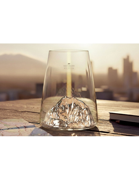 Alaskan Maker Topographic Watzmann long crystal spiritusglas