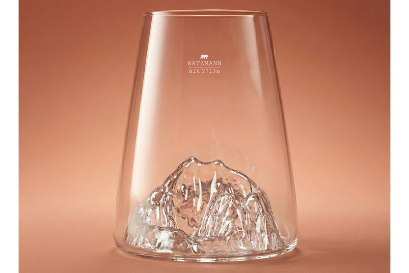 Alaskan Maker Topographic Watzmann Bicchiere per distillati in cristallo lungo