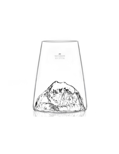 Alaskan Maker Topographic Watzmann langt krystall Brennevinsglass