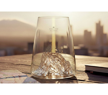 Alaskan Maker Topographic Zugspitze långt kristall spritglas 2