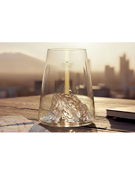 Copo para degustação de cristal para bebidas espirituosas Alaskan Maker Topographic Zugspitze