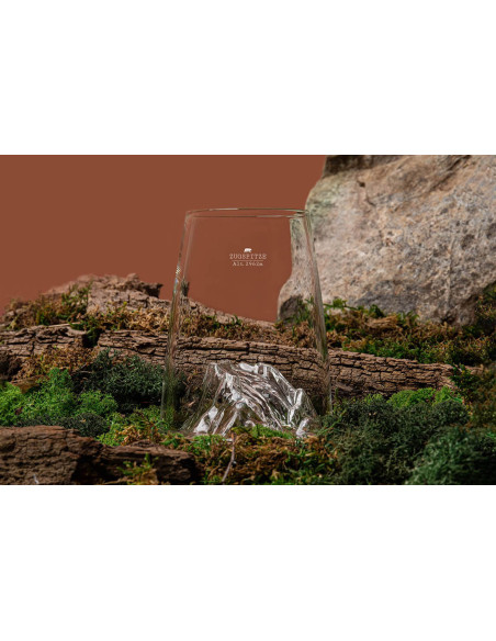 Alaskan Maker Topographic Zugspitze långt kristall spritglas