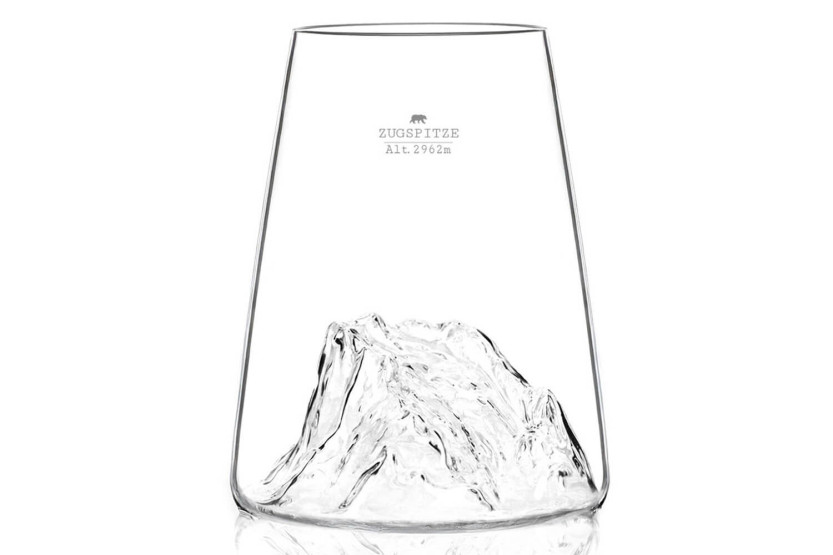 Copo para degustação de cristal para bebidas espirituosas Alaskan Maker Topographic Zugspitze