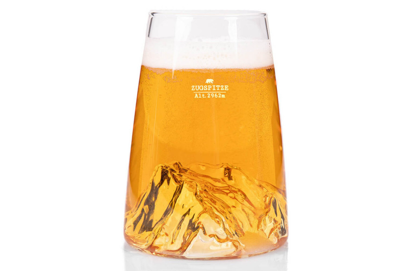 Alaskan Maker Topographic Zugspitze langt krystal-spiritusglas