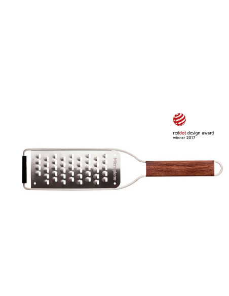 Microplane Master extra coarse grater walnut handle