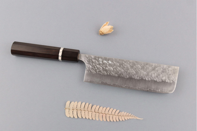 Nakiri-Messer 16,5cm japanisch handgefertigt Yoshimi Kato Hyo SG2