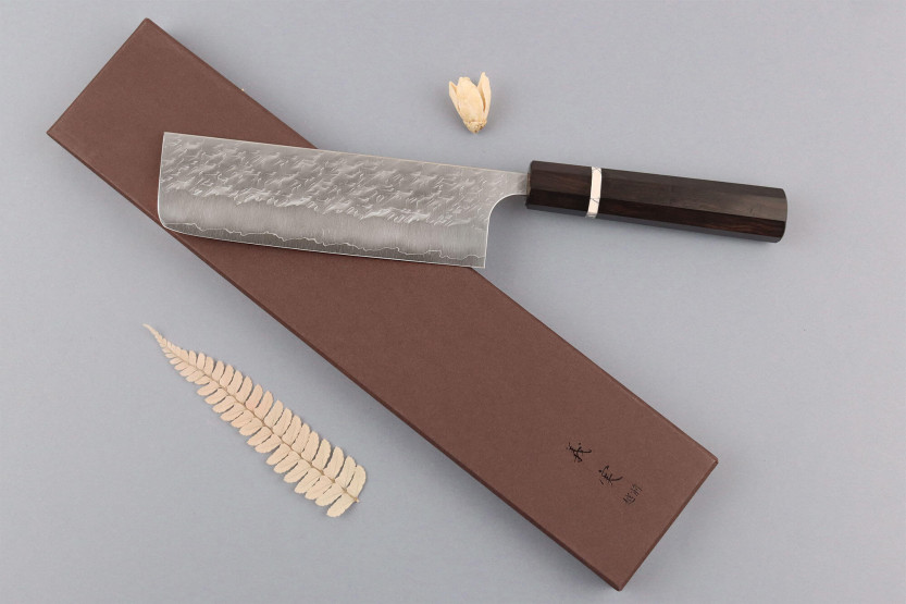 16,5cm Yoshimi Kato Hyo SG2 Japans handgemaakt nakiri mes