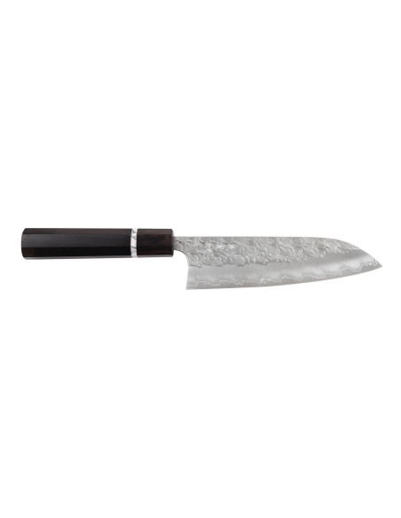 Faca santoku Yoshimi Kato Hyo SG2 de 16,5 cm, feita à mão no Japão