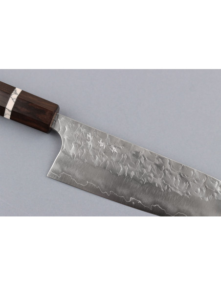 16,5cm Yoshimi Kato Hyo SG2 cuchillo santoku, japonés hecho a mano
