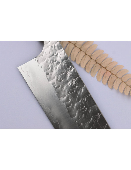 21 cm Yoshimi Kato Hyo SG2 håndlavet japansk kiritsuke-kniv