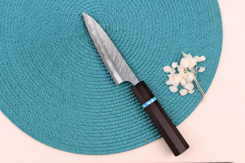 Yu Kurosaki Fujin 12cm SG2 turquoise handmade japanese utility knife