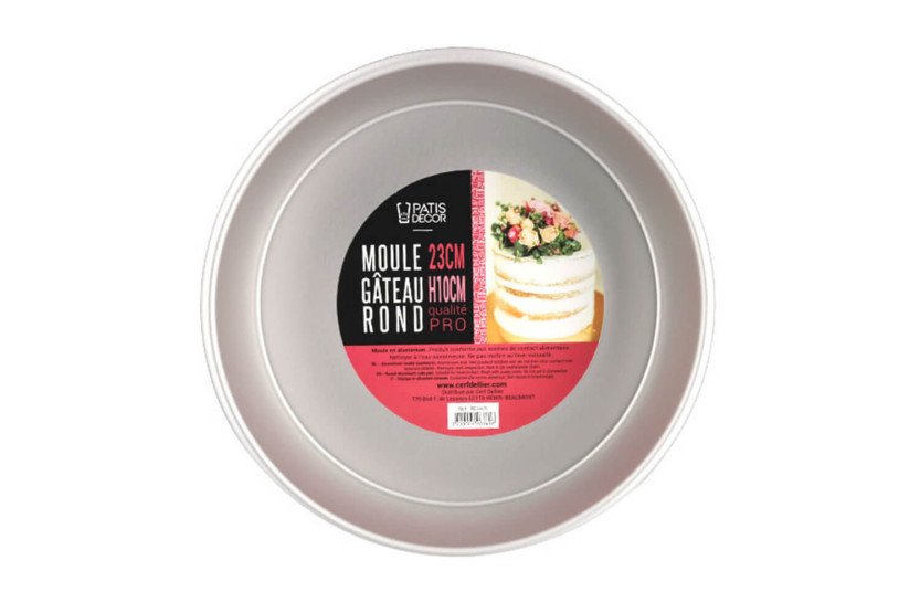Molde de aluminio para tartas de borde alto Patissdecor