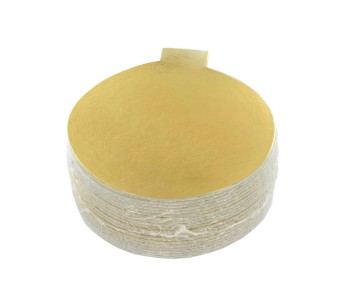 20 Patissdécor guld mini runda bakformar Ø8cm