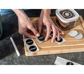 Juego de 6 piezas Zwilling Fresh & Save Cube tamaño S 4 latas + 1 inserto + 1 marcador 2