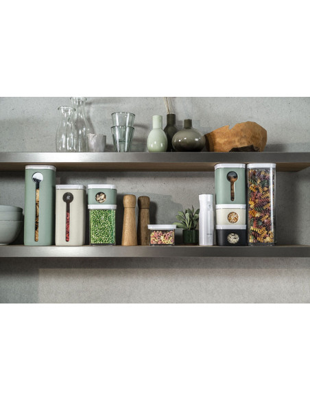 6-delars set Zwilling Fresh & Save Cube storlek S 4 burkar + 1 insats + 1 markör