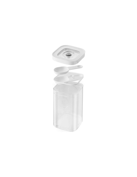 Conjunto de 6 peças Zwilling Fresh & Save Cube tamanho S 4 latas + 1 inserção + 1 marcador