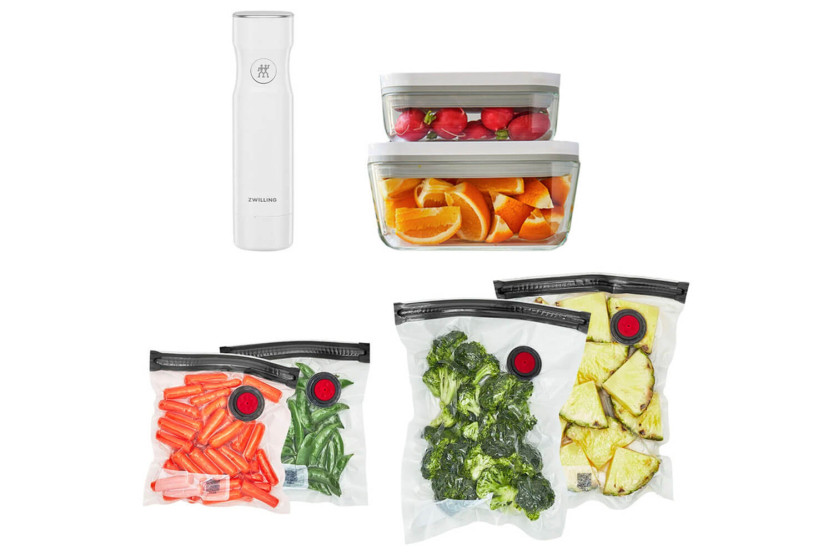 Zwilling Fresh & Save 7-piece starter set S/M 1 vacuum pump + 2 glass jars + 4 bags