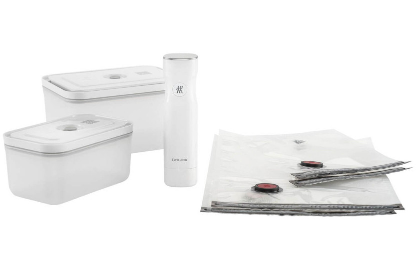 Zwilling Fresh & Save Starterset 7-teilig M/L 1 Vakuumpumpe + 2 Plastikdosen + 4 Beutel