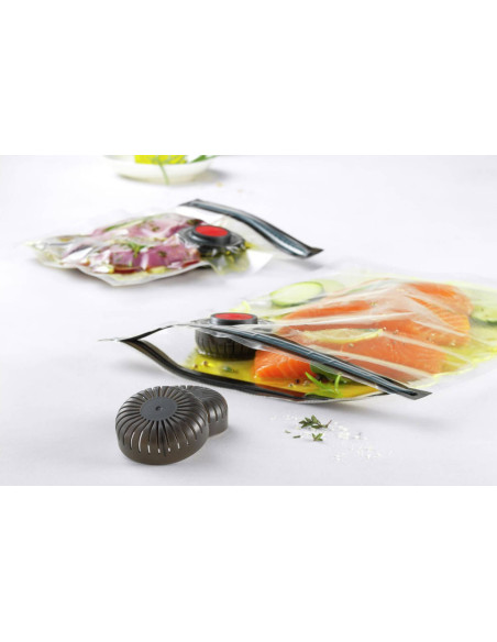Zwilling Fresh & Save 7-delt startsett M/L 1 vakuumpumpe + 2 plastbokser + 4 poser