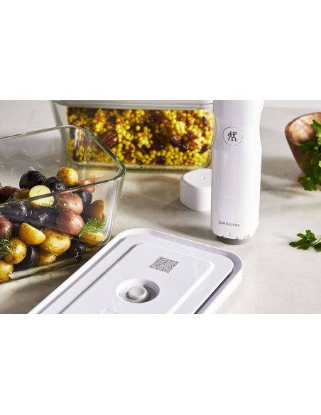 Conjunto de 3 embalagens de vácuo Zwilling Fresh & Save S/M/L em vidro borossilicato