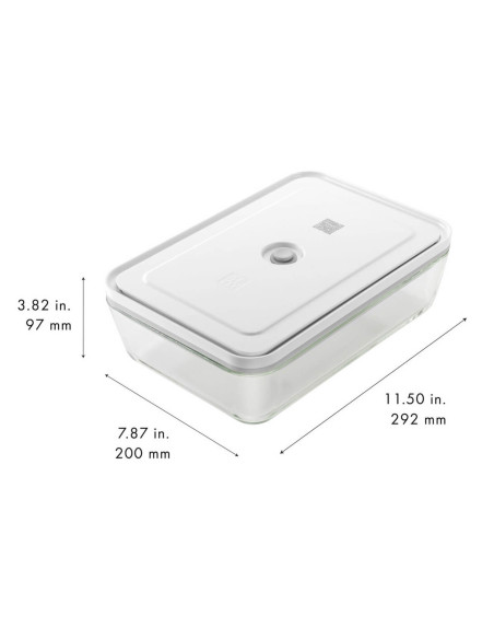 Zwilling Fresh & Save -tyhjiögratiiniastia borosilikaattilasista