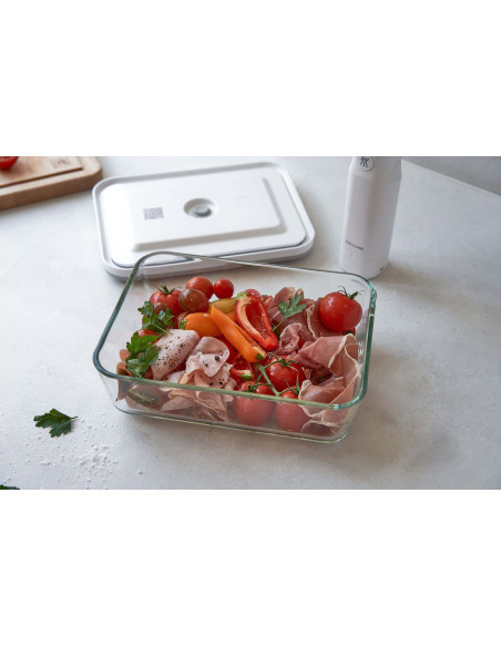 Caixa frigorífica de vácuo Zwilling Fresh & Save em vidro borossilicato