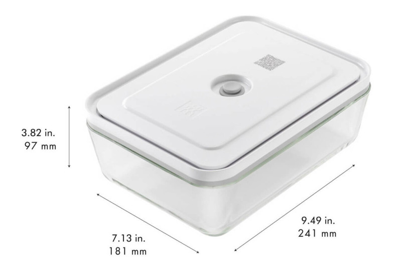 Box für Zwilling Fresh & Save Vakuum-Kühlschrank aus Borosilikatglas
