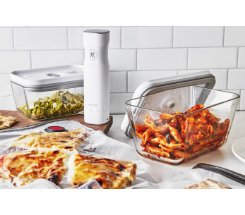 Zwilling Fresh & Save 7-delars startset för M/L-glas 1 vakuumpump + 2 glaslådor + 4 påsar 2