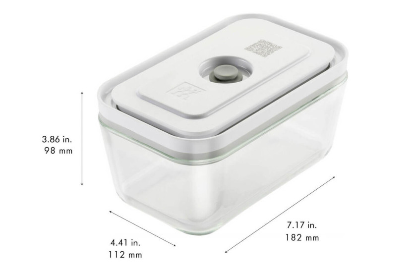 Zwilling Fresh & Save 7-delt M/L glas-startsæt 1 vakuumpumpe + 2 glasbokse + 4 poser