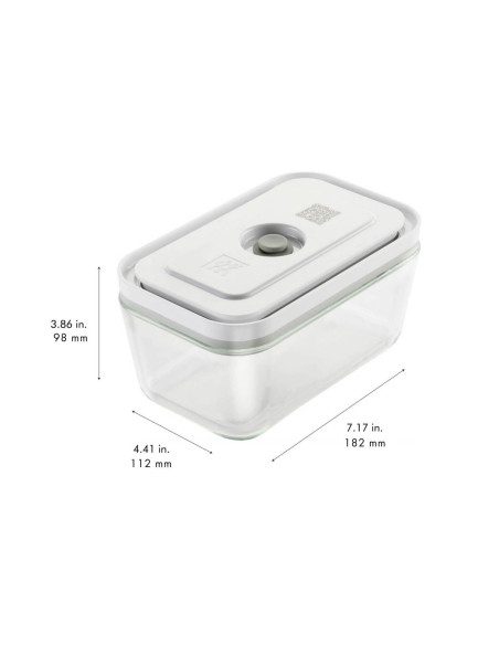 Zwilling Fresh & Save 7-osainen M/L-lasin aloitussarja 1 tyhjiöpumppu + 2 lasilaatikkoa + 4 pussia.