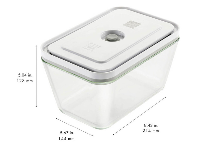 Zwilling Fresh & Save 7-delars startset för M/L-glas 1 vakuumpump + 2 glaslådor + 4 påsar