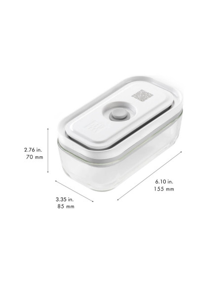 Embaladora a vácuo Zwilling Fresh & Save em vidro borossilicato