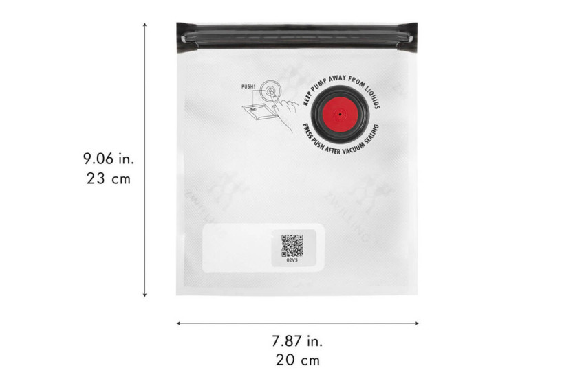 Sæt med 10 genanvendelige Zwilling Fresh & Save-vakuumposer