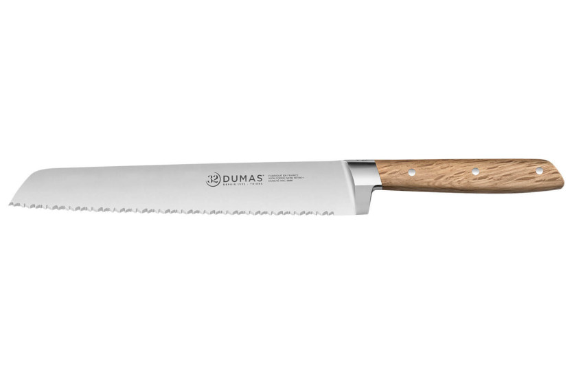 Brødkniv 20 cm 32 Dumas Signature grønt egetræshåndtag