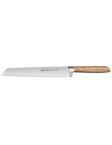 Brødkniv 20 cm 32 Dumas Signature grønt egetræshåndtag